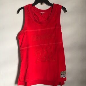 Women’s Medium jersey Red Hawks Tank Top Atlanta fabric top brand new no tags